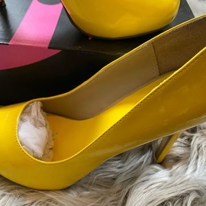 Michael Antonio Yellow Pat Heels